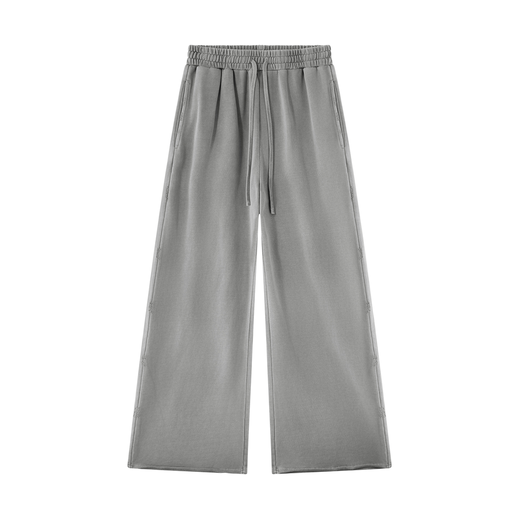 Dark Match Pant Set Unisex Vintage Wash Raw Edge Sweatpants
