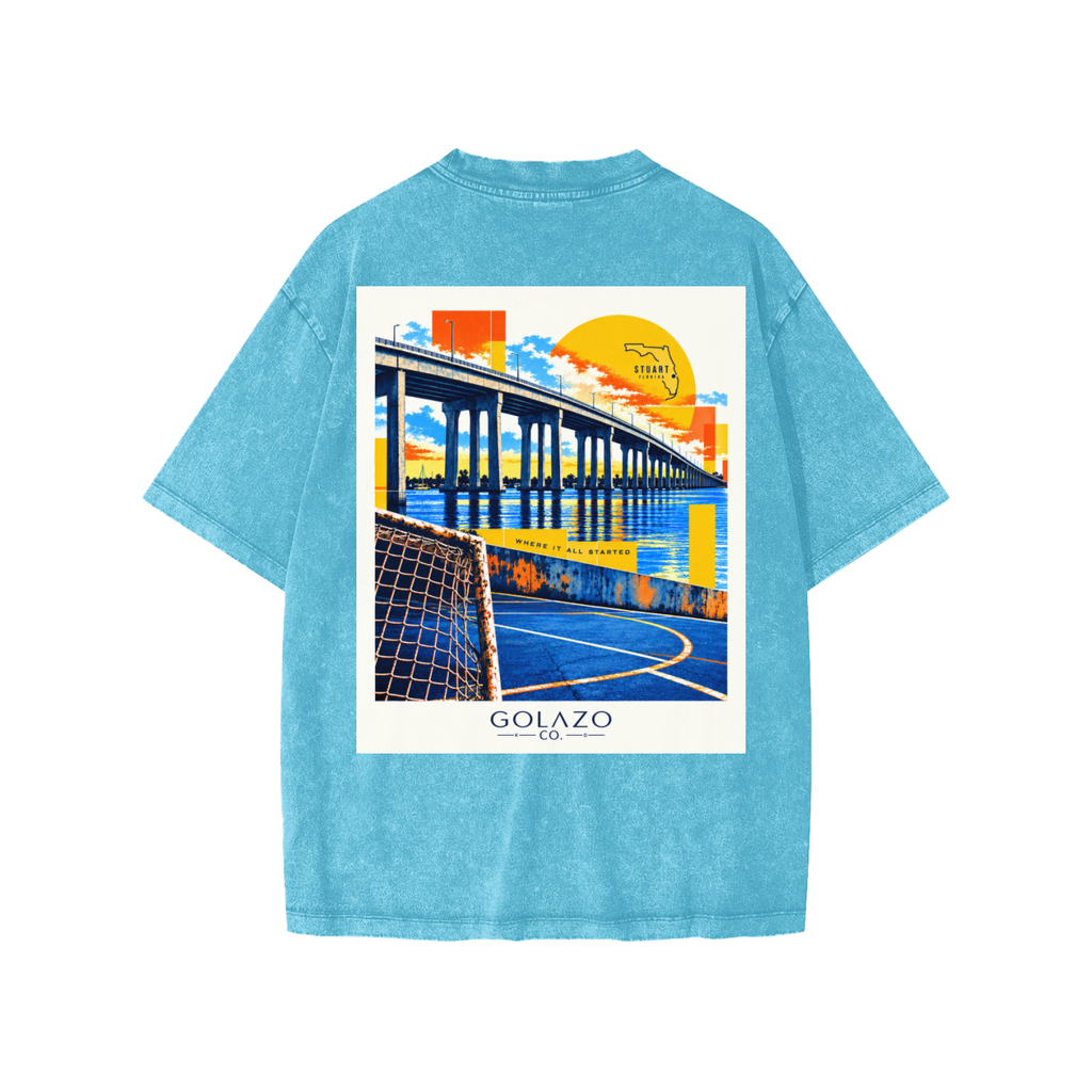 Stuart Florida Snow Washed Kids' T-Shirt