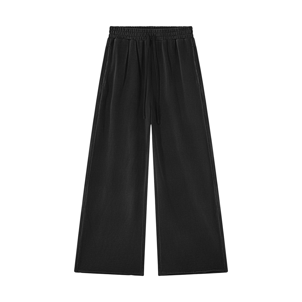 Dark Match Pant Set Unisex Vintage Wash Raw Edge Sweatpants