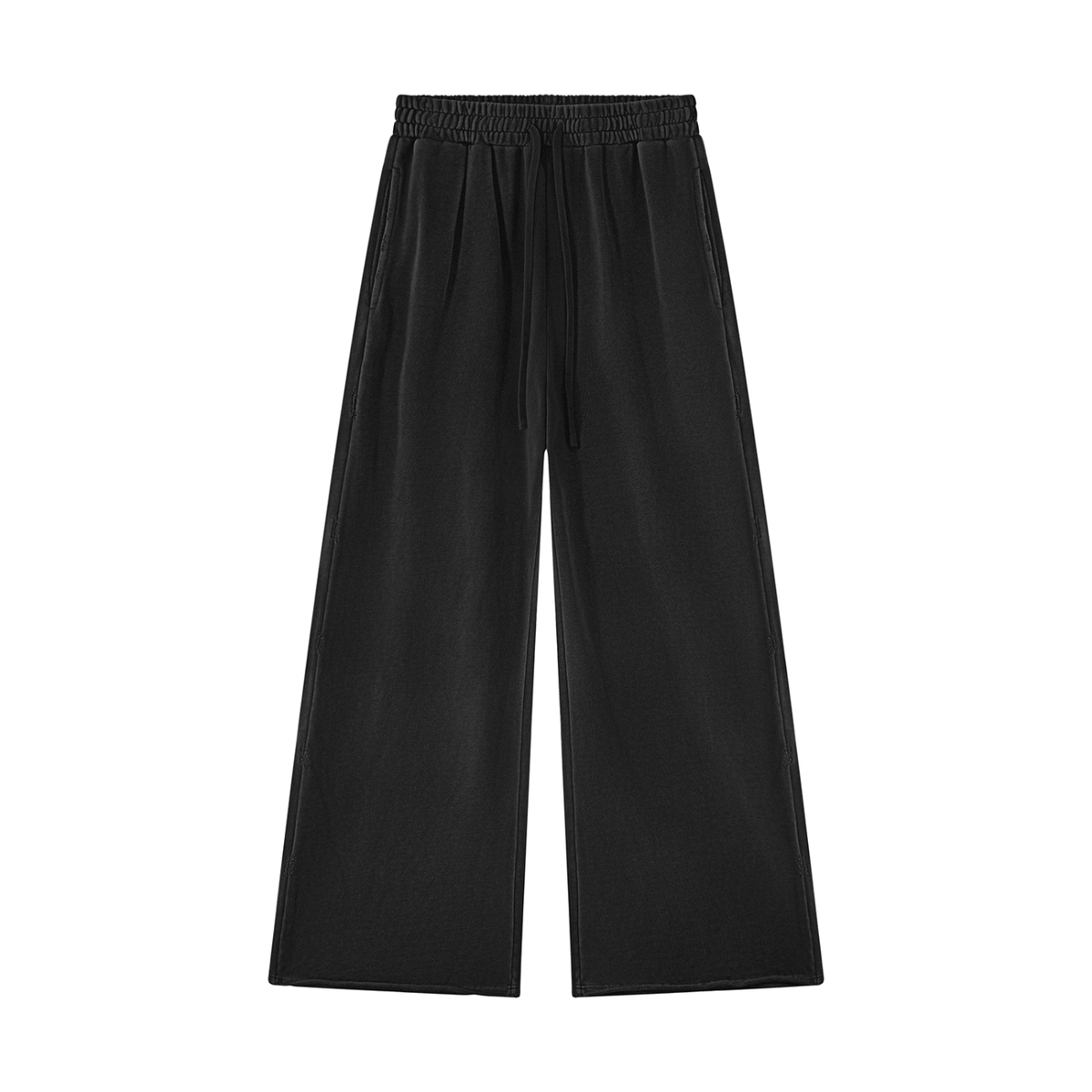 Dark Match Pant Set Unisex Vintage Wash Raw Edge Sweatpants