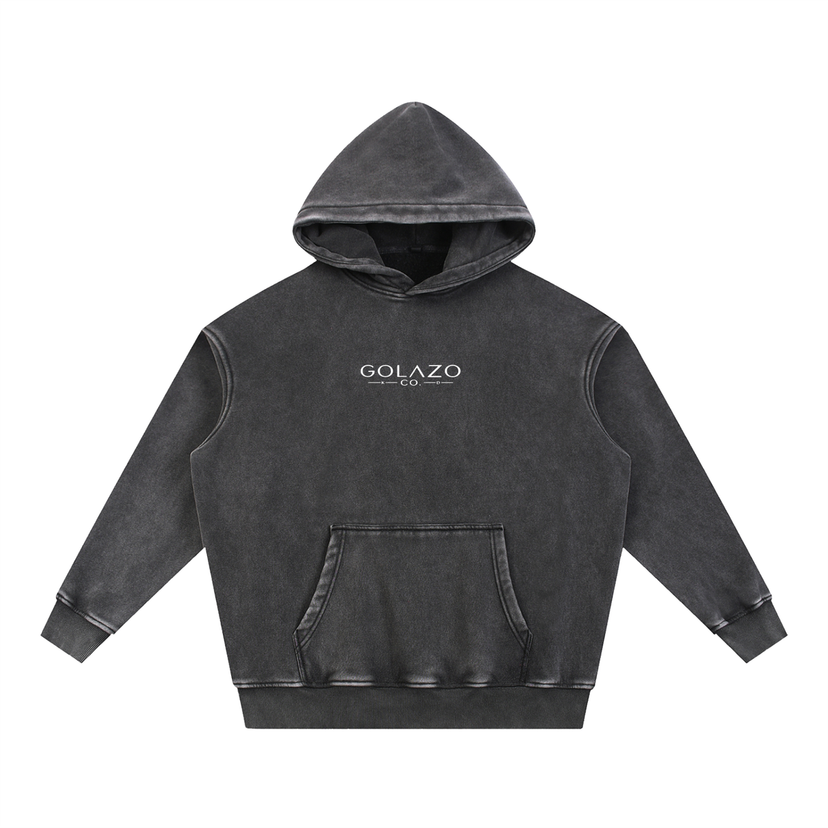 Stuart Snow Wash Fleece Oversize Hoodie