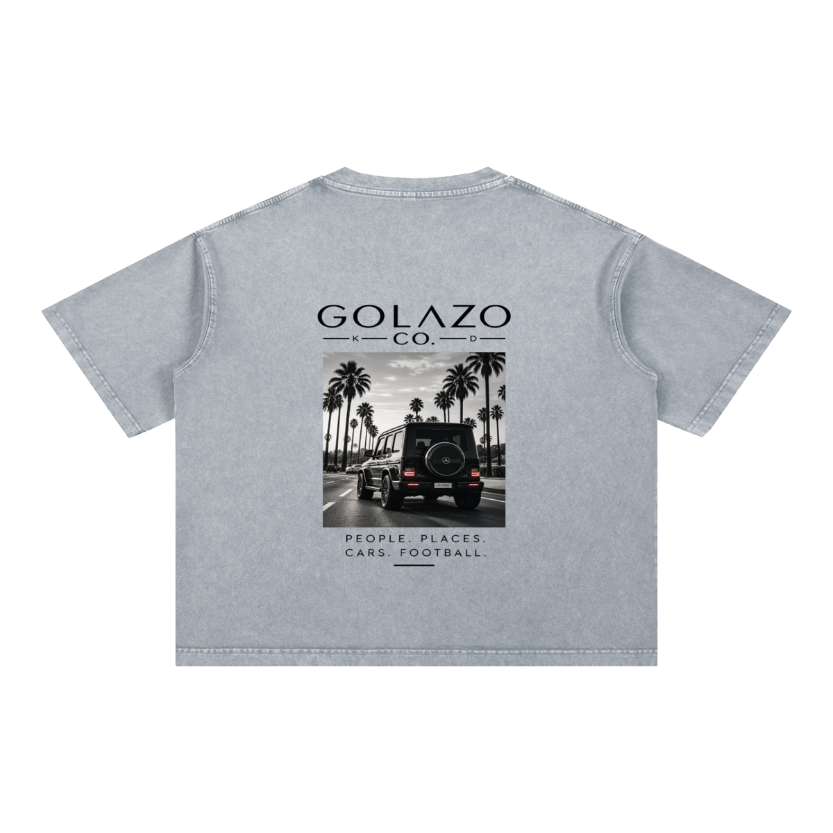 Luxury Cars Edition Mineral Wash Boxy Cotton T-Shirt