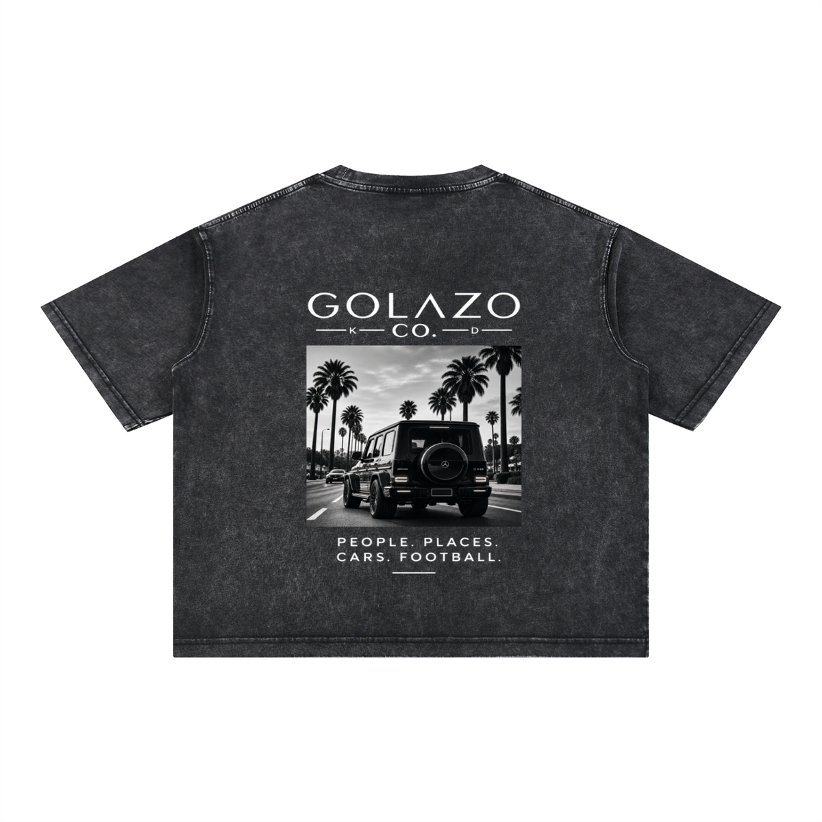 Luxury Cars Edition Mineral Wash Boxy Cotton T-Shirt