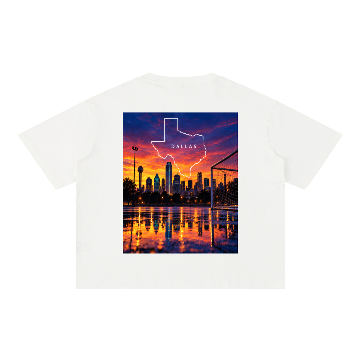 Dallas Texas Mineral Wash Boxy Cotton T-Shirt