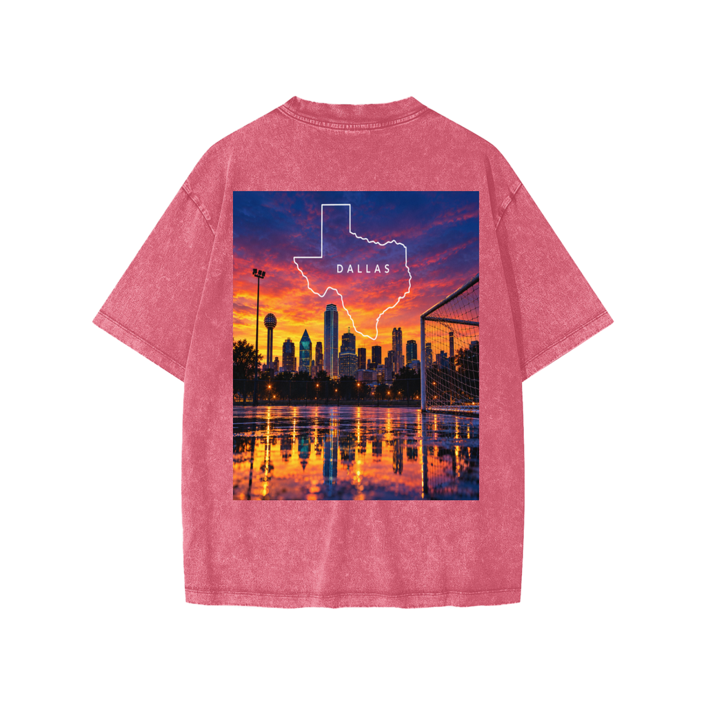 Dallas Texas Snow Washed Kids' T-Shirt