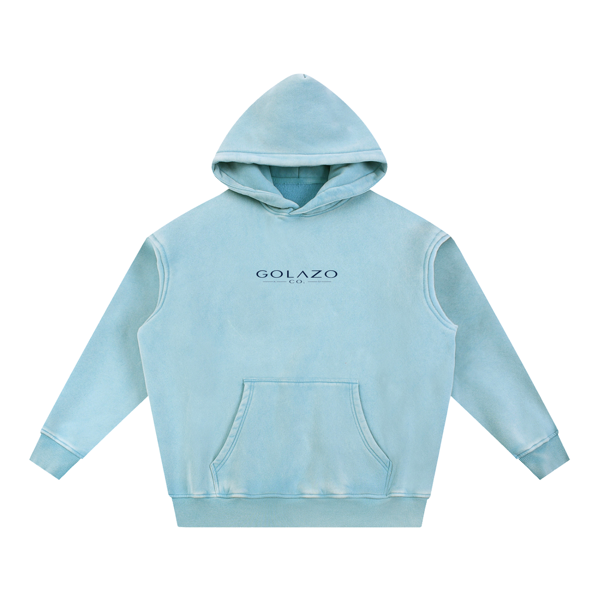 Golazo Co. Snow Wash Fleece Oversize Hoodie