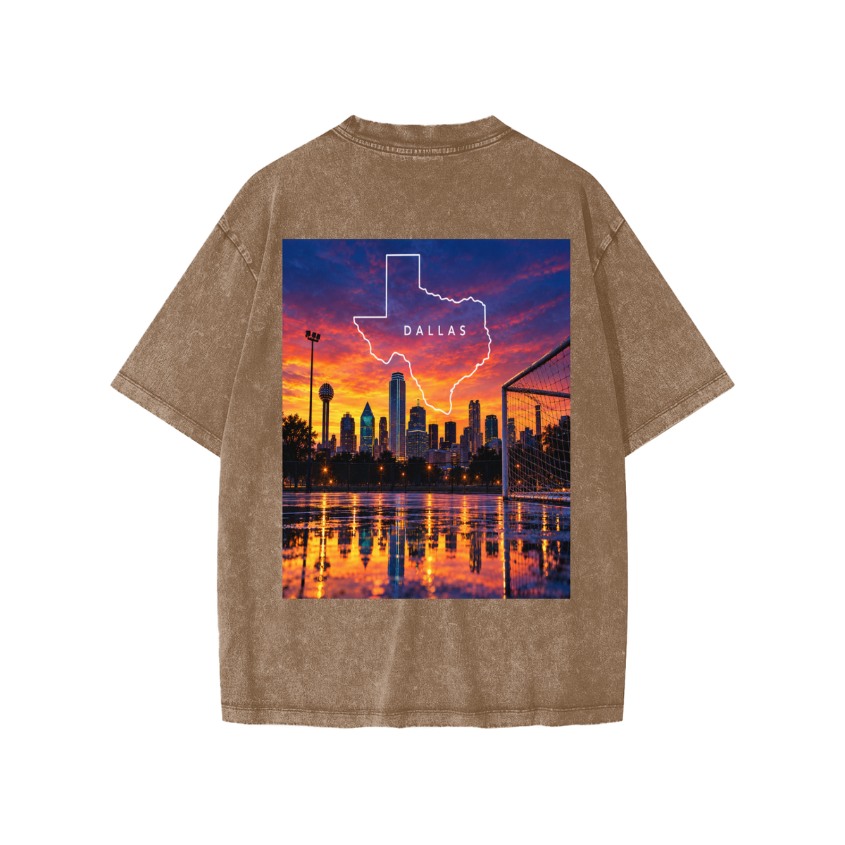 Dallas Texas Snow Washed Kids' T-Shirt