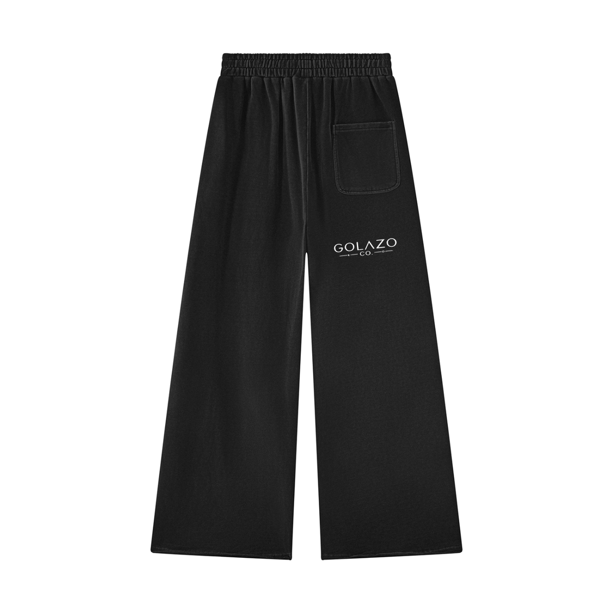 Dark Match Pant Set Unisex Vintage Wash Raw Edge Sweatpants