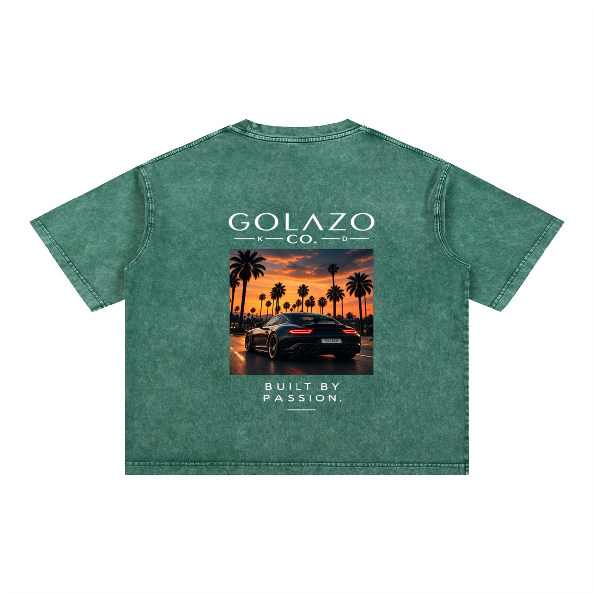 Luxury Cars Edition Mineral Wash Boxy Cotton T-Shirt