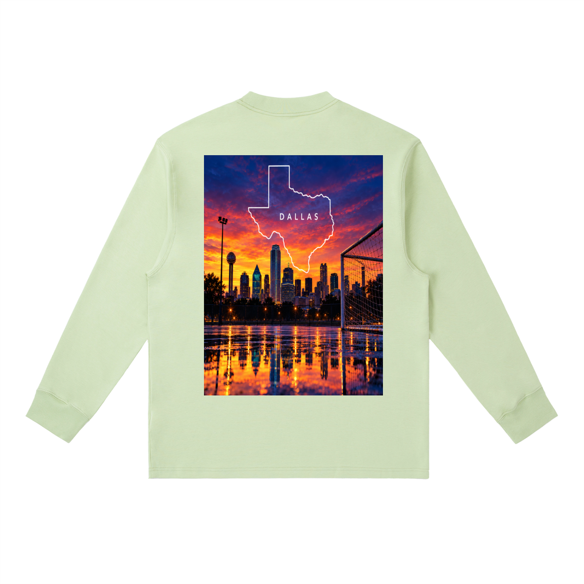 Dallas Texas Essential Crewneck Long-Sleeve T-Shirt
