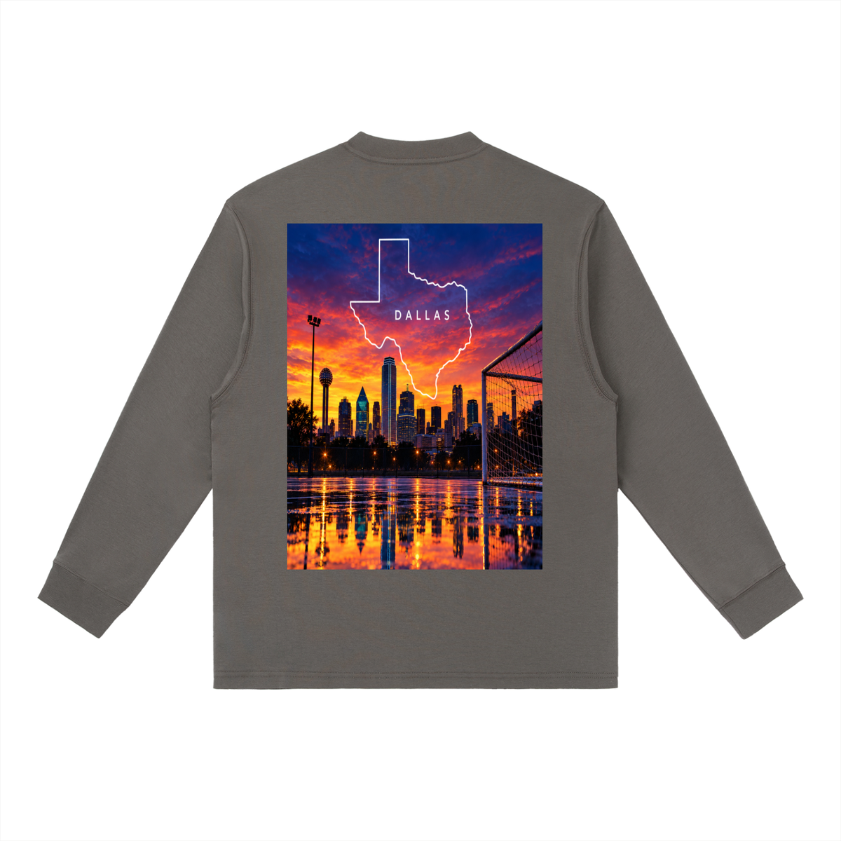 Dallas Texas Essential Crewneck Long-Sleeve T-Shirt