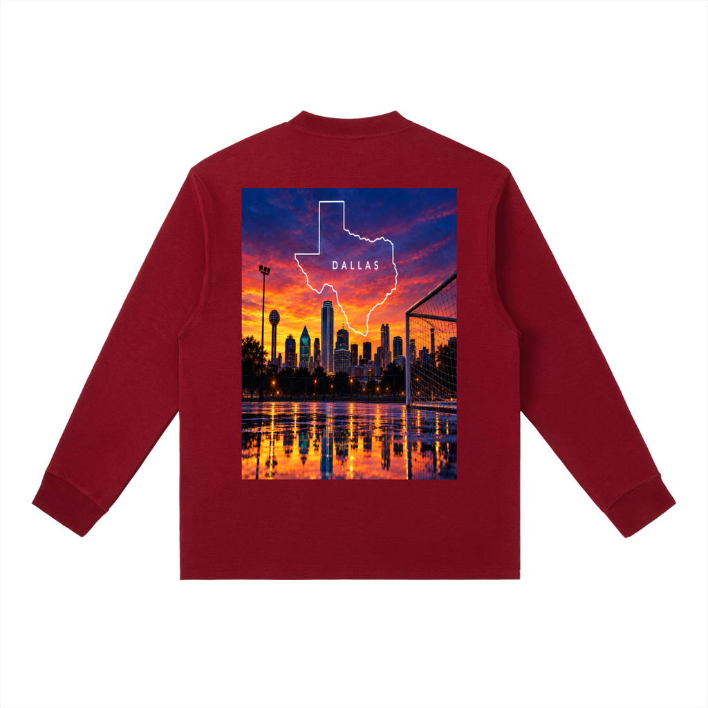 Dallas Texas Essential Crewneck Long-Sleeve T-Shirt