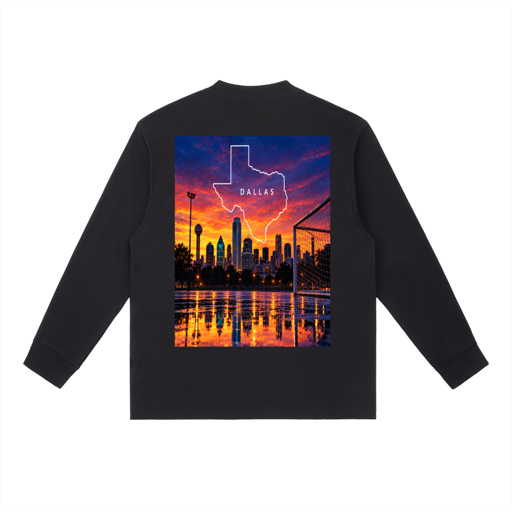 Dallas Texas Essential Crewneck Long-Sleeve T-Shirt