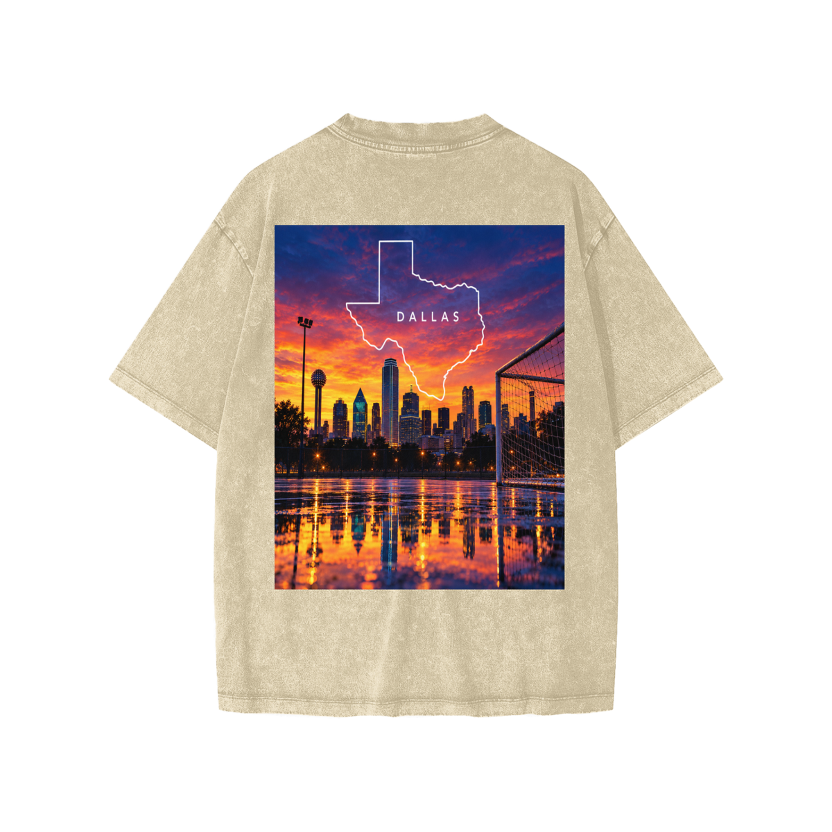 Dallas Texas Snow Washed Kids' T-Shirt