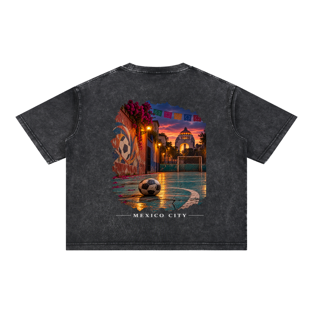Mexico City Mineral Wash Boxy Cotton T-Shirt