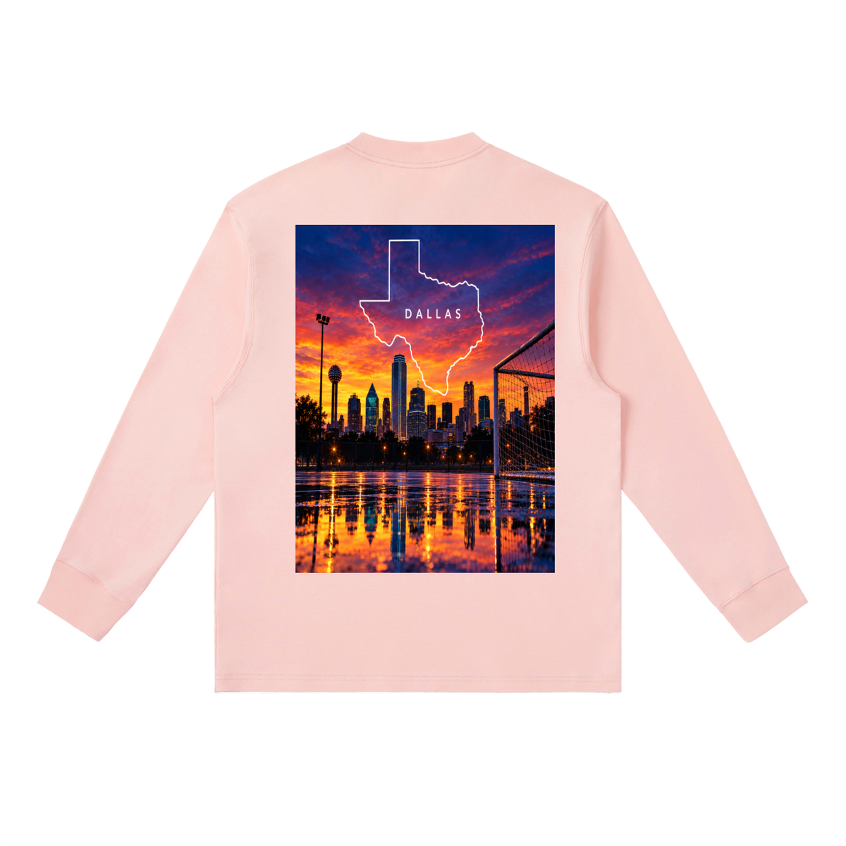 Dallas Texas Essential Crewneck Long-Sleeve T-Shirt