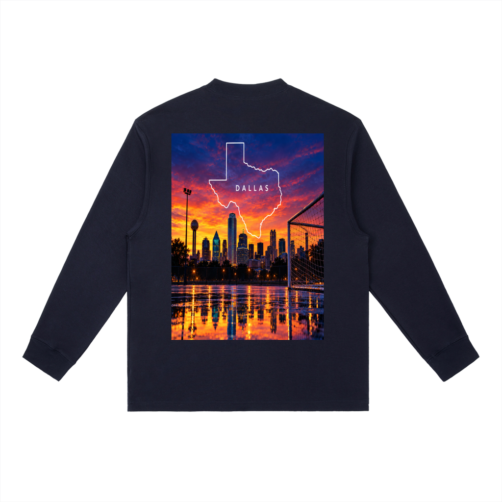 Dallas Texas Essential Crewneck Long-Sleeve T-Shirt