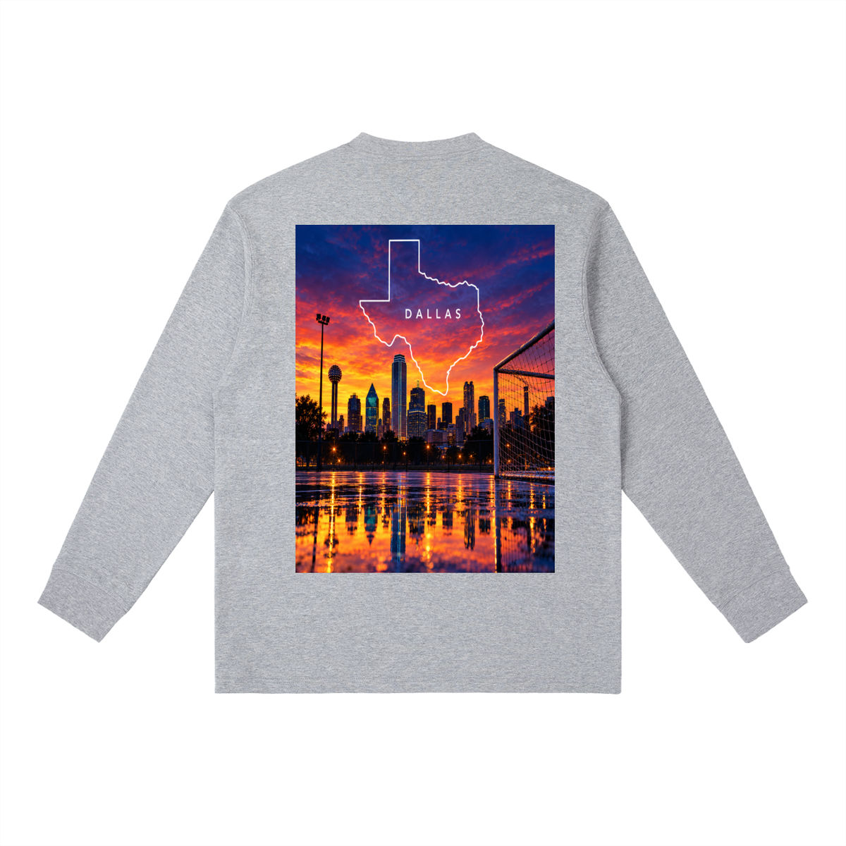 Dallas Texas Essential Crewneck Long-Sleeve T-Shirt