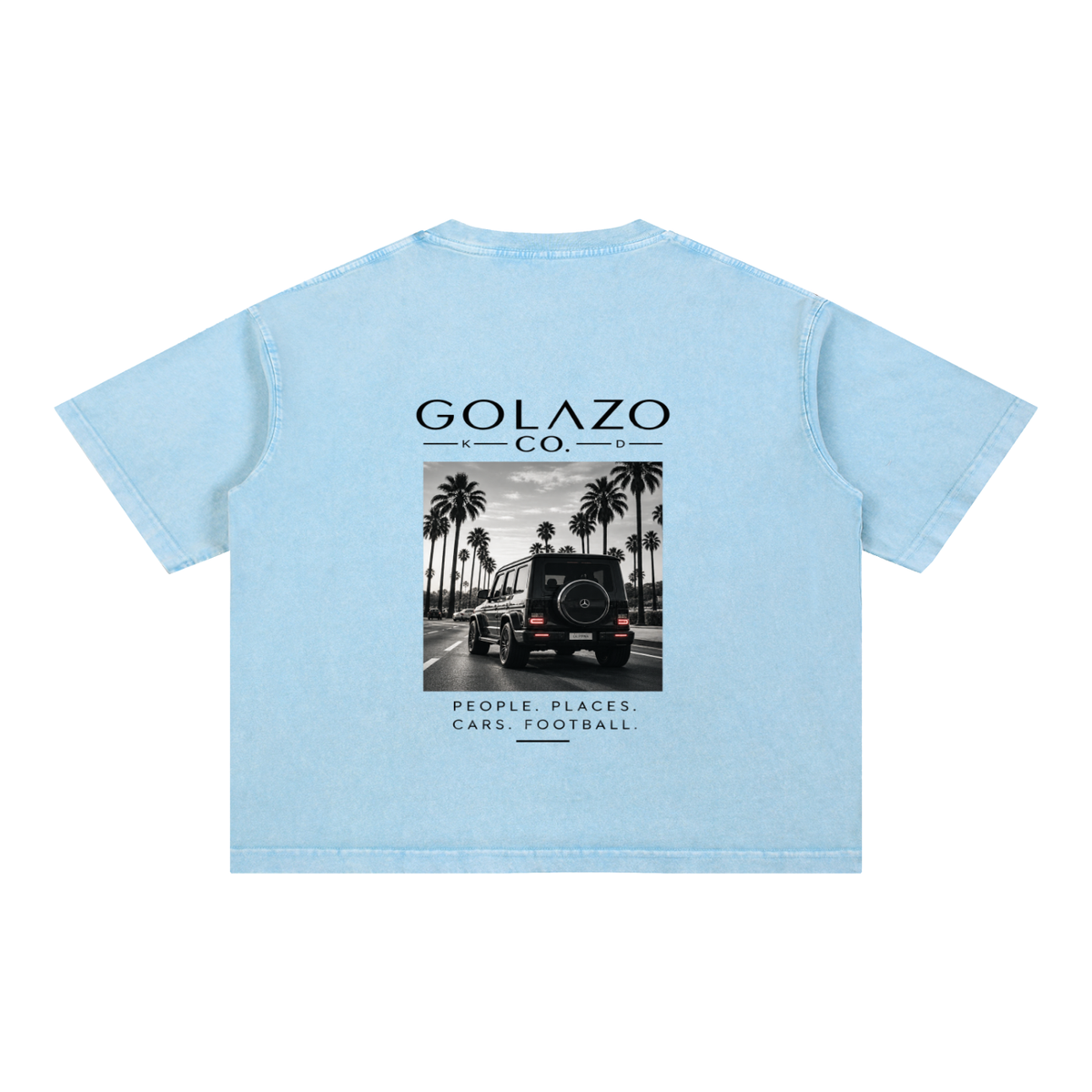 Luxury Cars Edition Mineral Wash Boxy Cotton T-Shirt
