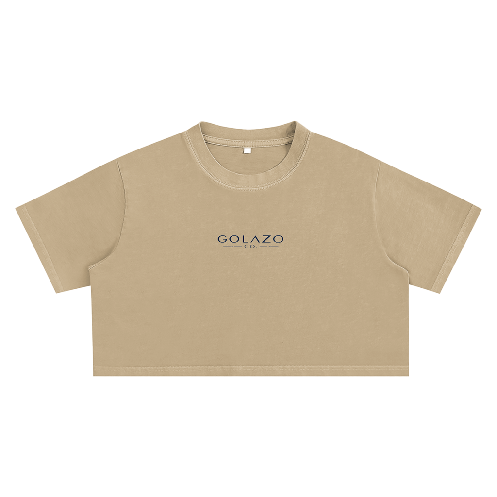 Golazo Co. Women’s Snow Washed Crop Top