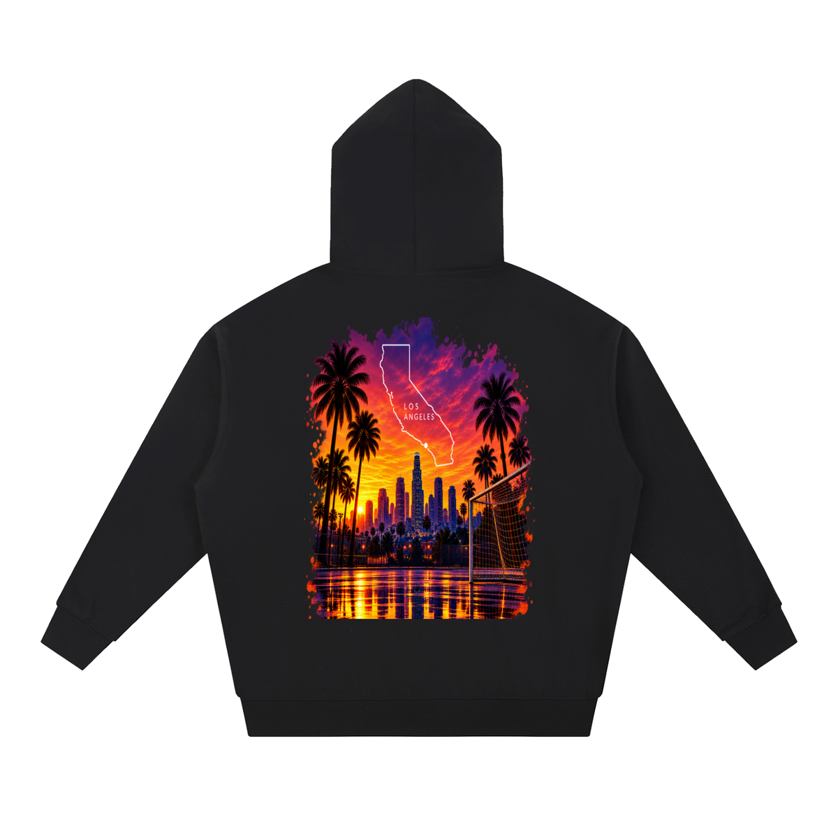 Los Angeles California Essential Heavyweight Hoodie