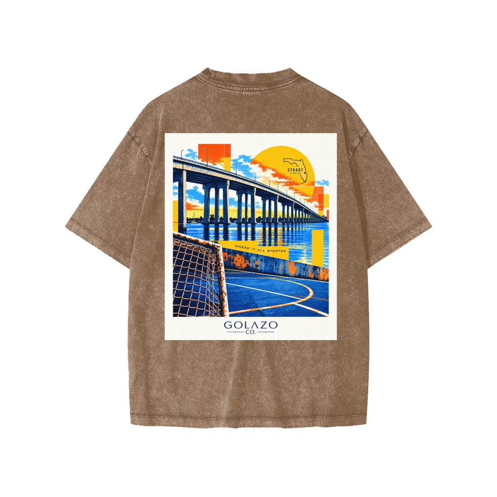 Stuart Florida Snow Washed Kids' T-Shirt