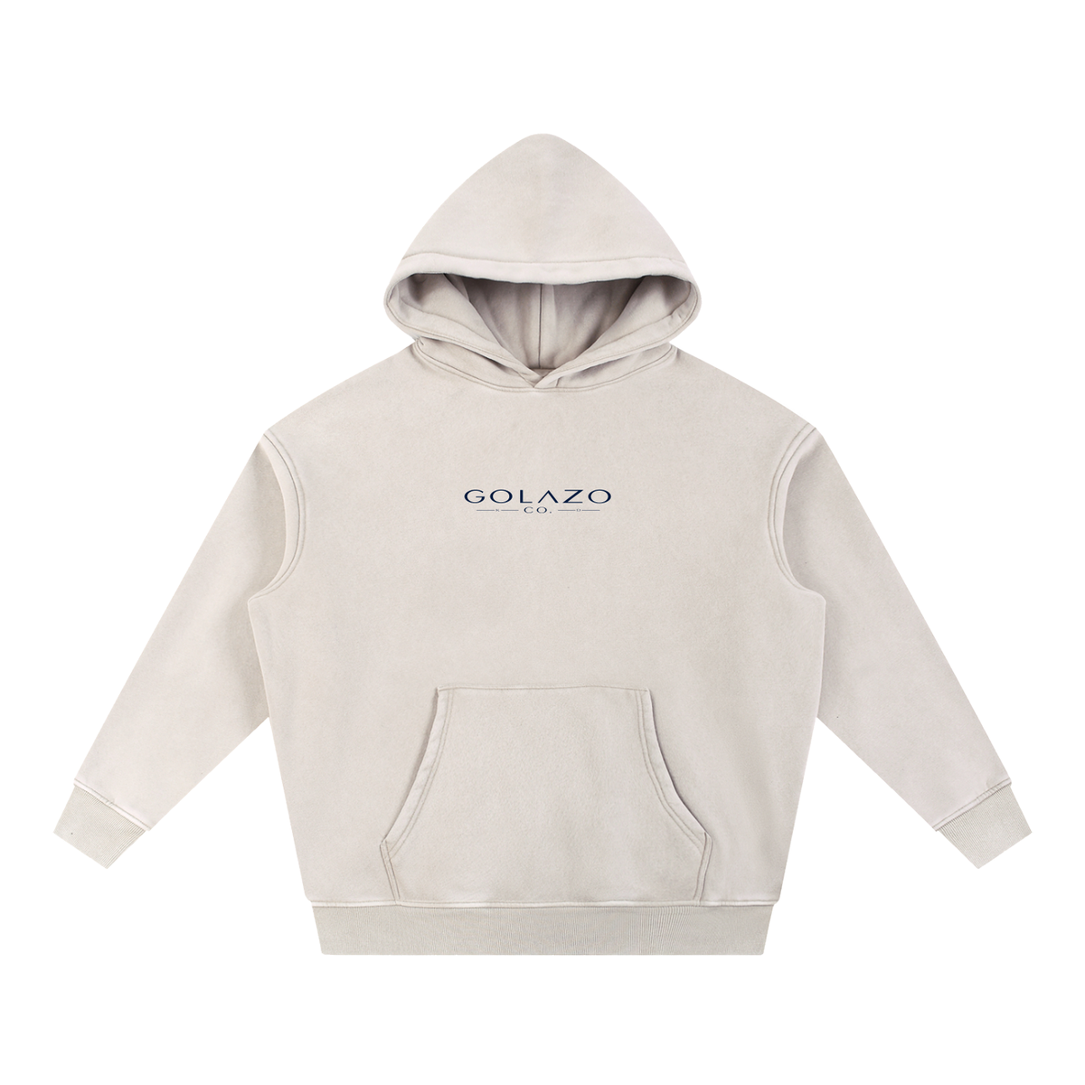 Golazo Co. Snow Wash Fleece Oversize Hoodie