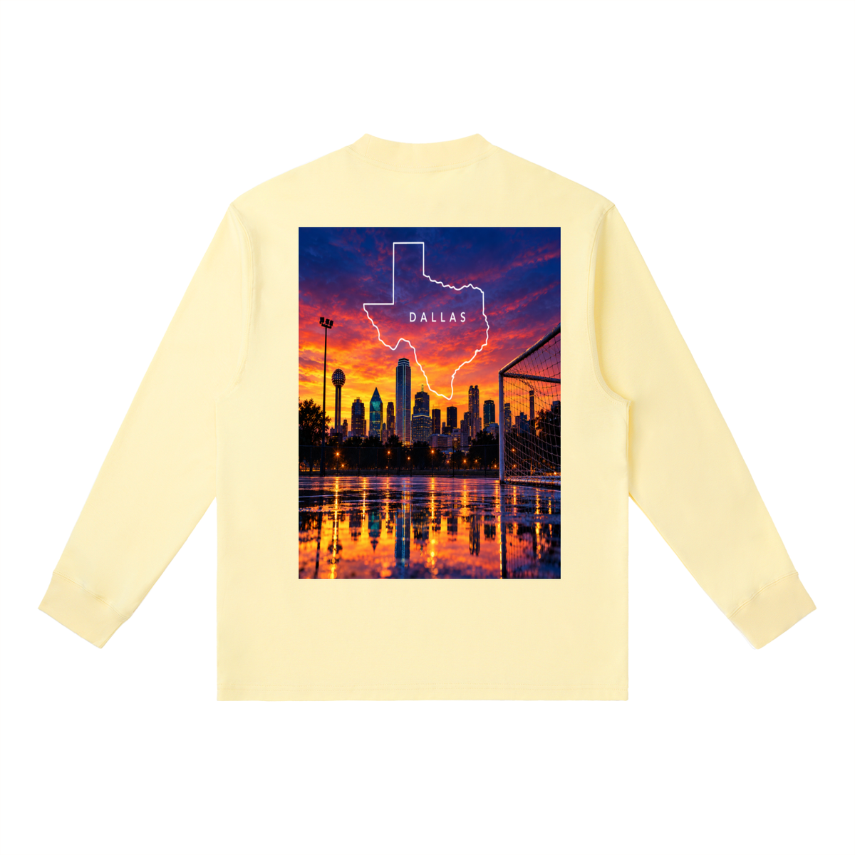 Dallas Texas Essential Crewneck Long-Sleeve T-Shirt