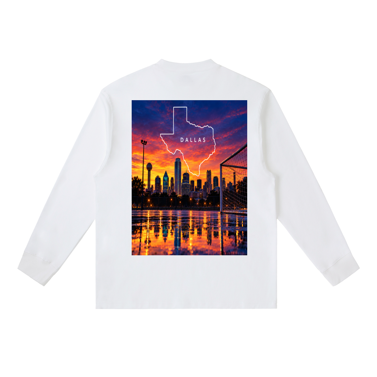 Dallas Texas Essential Crewneck Long-Sleeve T-Shirt