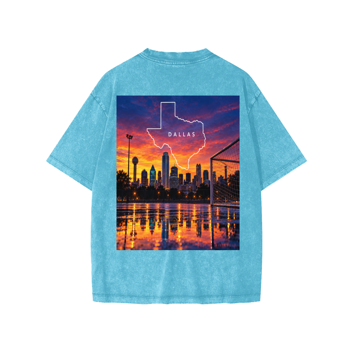 Dallas Texas Snow Washed Kids' T-Shirt